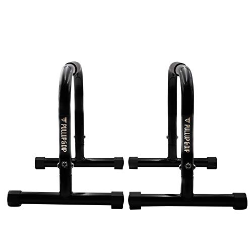 PULLUP & DIP Barras Paralelas, Fitness Parallettes De Acero Medianas Con Mango Extra Ancho para Calistenia, Gimnasia, y Crossfit, Interiores y Exteriores PULLUP & DIP Barras Paralelas, Fitness Parallettes De Acero Medianas Con Mango Extra Ancho para Calistenia, Gimnasia, y Crossfit, Interiores y Exteriores
