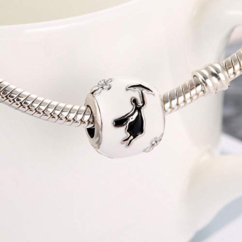 Pulsera Charms Abalorios S925 Poppins Silueta Flying Girl Con Paraguas Bead Charm Fit Lady Bracelet Bangle Diy Jewelry Colgantes Finos Pulsera Fabricación De Joyas Niñas Adolescentes Diy Pulsera Charms Abalorios S925 Poppins Silueta Flying Girl Con Paraguas Bead Charm Fit Lady Bracelet Bangle Diy Jewelry Colgantes Finos Pulsera Fabricación De Joyas Niñas Adolescentes Diy