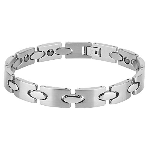 Pulsera de Salud Magnetica, Pulseras Adelgazar, Unisex Pulsera de Piedra Estilo piedra magnetica, Ajustable Zircon Incrustado para el Alivio del Dolor de la Artritis