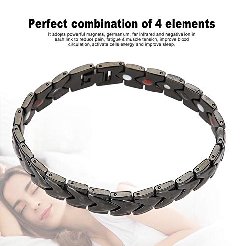 Pulsera Magnética Adelgazante, Pulsera de cuidado de la Salud en Forma de Corazón, Pulsera Personas Mayores Salud Unisex, Regalos para Padres Amigos Hombre Mujer