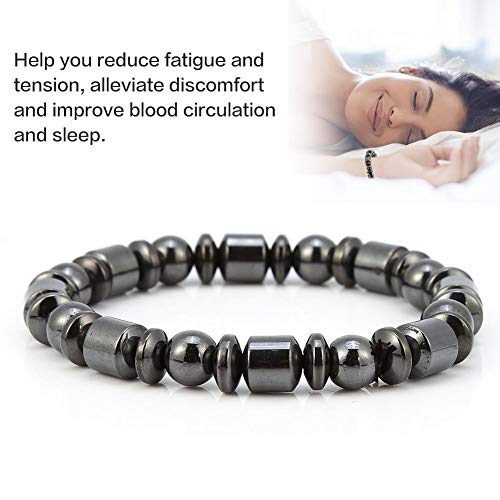 Pulsera magnética para adelgazamiento saludable, elegante, pulsera de terapia magnética para aliviar el dolor con herramienta de extracción de eslabones