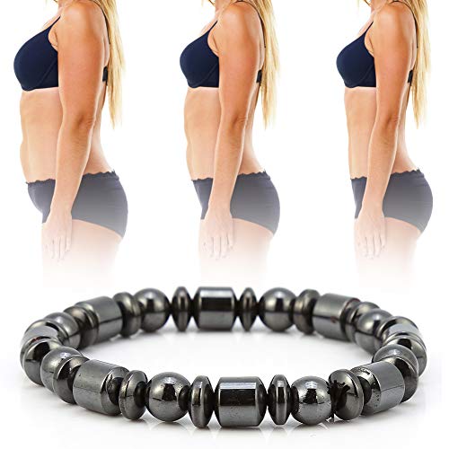 Pulsera magnética para adelgazamiento saludable, elegante, pulsera de terapia magnética para aliviar el dolor con herramienta de extracción de eslabones