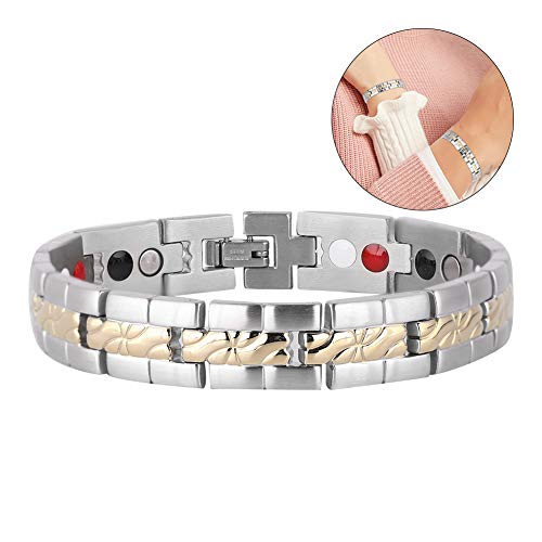 Pulseras de terapia magnética, Pulsera Magnética Adelgazante Pulsera de Piedra on Estilo Unisex de Pérdida de Peso Pulsera Magnética de Cuidado Regalo de Atención Médica para Padres Amigos