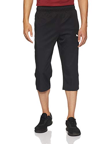 PUMA Active Woven 3/4 Pants Pants, Hombre, Puma Black, M PUMA Active Woven 3/4 Pants Pants, Hombre, Puma Black, M