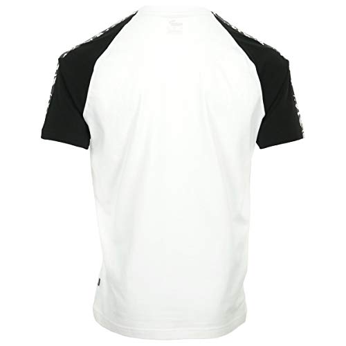 PUMA Amplified Raglan tee Camiseta, Hombre, White, XXL