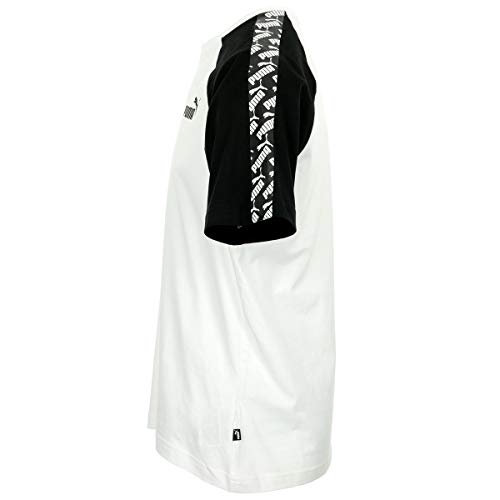 PUMA Amplified Raglan tee Camiseta, Hombre, White, XXL