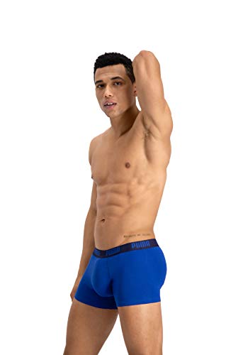 Puma Basic Trunk 2P, Boxer hombre (Pack de 2), Azul ( True Blue), XL