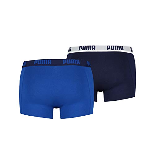 Puma Basic Trunk 2P, Boxer hombre (Pack de 2), Azul ( True Blue), XL