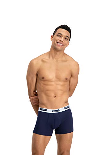 Puma Basic Trunk 2P, Boxer hombre (Pack de 2), Azul ( True Blue), XL