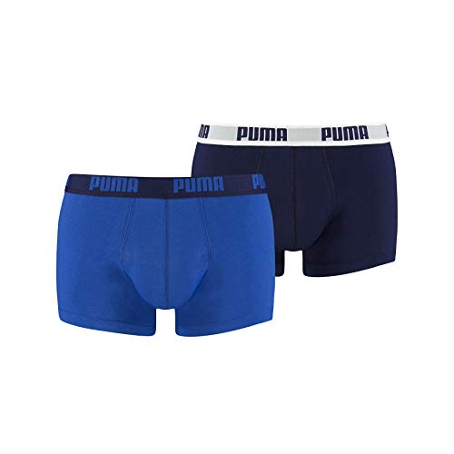 Puma Basic Trunk 2P, Boxer hombre (Pack de 2), Azul ( True Blue), XL