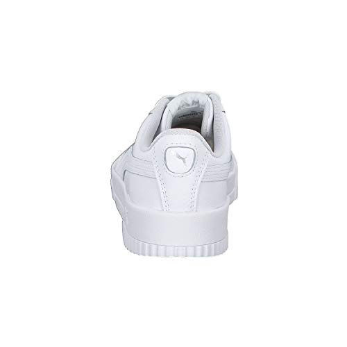 PUMA Carina L, Zapatillas Mujer, Blanco White/White/Silver, 40 EU