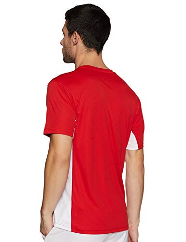 Puma Cross The Line tee Camiseta, Hombre, Red White, XL