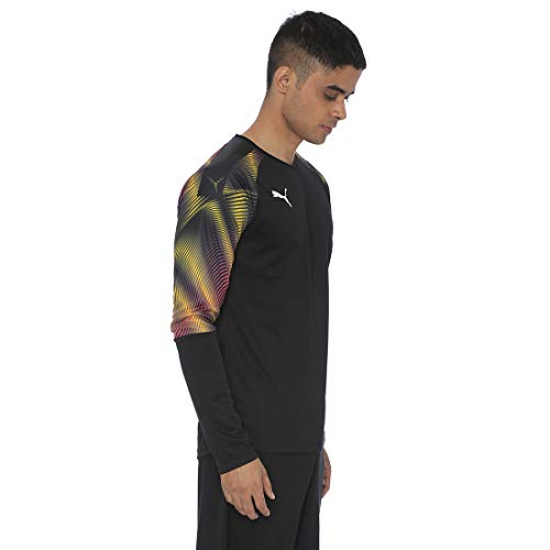 PUMA Cup Gk Jersey LS Camiseta De Portero, Hombre, Puma Black/Fuchsia Purple, XL PUMA Cup Gk Jersey LS Camiseta De Portero, Hombre, Puma Black/Fuchsia Purple, XL