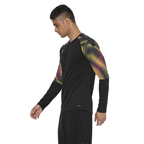 PUMA Cup Gk Jersey LS Camiseta De Portero, Hombre, Puma Black/Fuchsia Purple, XL PUMA Cup Gk Jersey LS Camiseta De Portero, Hombre, Puma Black/Fuchsia Purple, XL