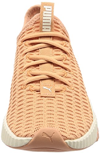 Puma Defy, Zapatillas de Deporte para Mujer, Naranja (Dusty Coral-Whisper White), 42 EU