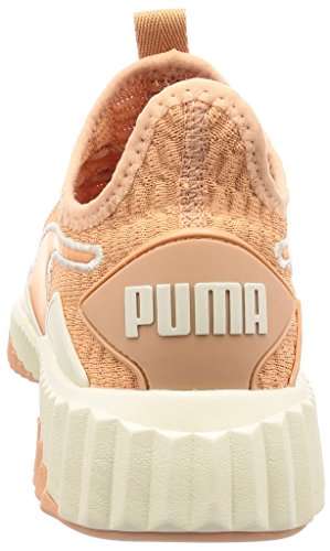 Puma Defy, Zapatillas de Deporte para Mujer, Naranja (Dusty Coral-Whisper White), 42 EU