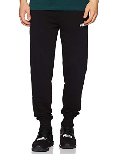 PUMA ESS Logo Pants TR cl Pants, Hombre, Puma Black, XL