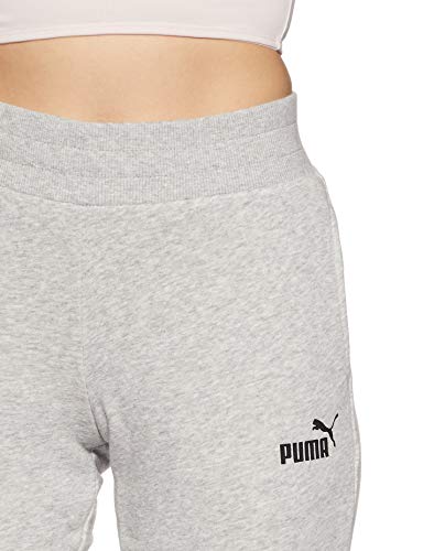 PUMA ESS Sweat Pants TR cl Pants, Mujer, Light Gray Heather, S