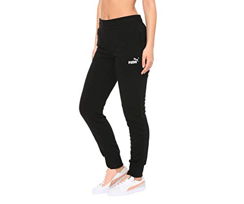 PUMA ESS Sweat TR cl Pants, Mujer, Negro (Cotton Black), M