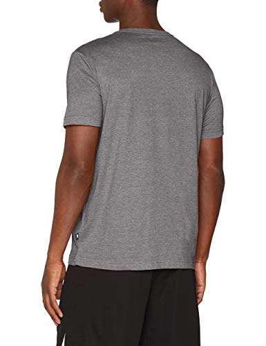 PUMA Essentials LG T Camiseta de Manga Corta, Hombre, Gris (Medium Gray Heather), S