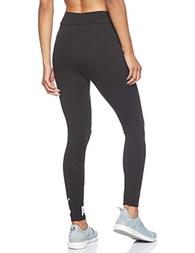 PUMA Essentials Logo W Legging Deportivo de Talle Alto, Mujer, Negro (Cotton Black), M