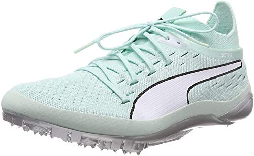 Puma Evospeed Netfit Sprint 2, Zapatillas de Atletismo Unisex Adulto, Azul (Fair Aqua White), 47 EU