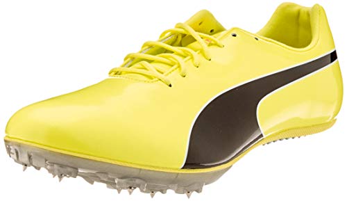 PUMA Evospeed Sprint 10, Zapatillas de Atletismo Unisex Adulto, Amarillo (Fizzy Yellow Black), 43 EU