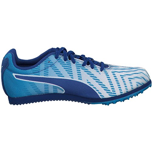 PUMA Evospeed Star 5.1 Low Boot Sneaker Sportschuhe Weiss-Blau Danube-Blau, tamaño:34