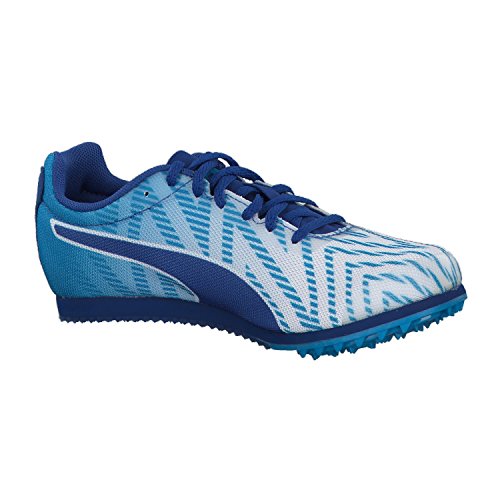 PUMA Evospeed Star 5.1 Low Boot Sneaker Sportschuhe Weiss-Blau Danube-Blau, tamaño:34