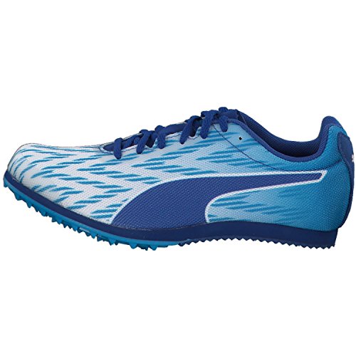 PUMA Evospeed Star 5.1 Low Boot Sneaker Sportschuhe Weiss-Blau Danube-Blau, tamaño:34