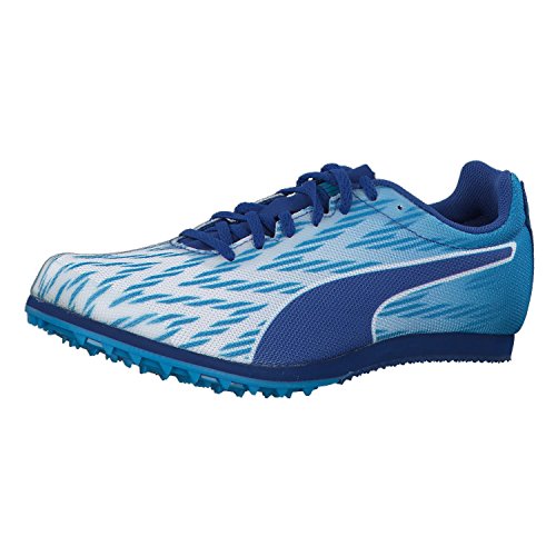 PUMA Evospeed Star 5.1 Low Boot Sneaker Sportschuhe Weiss-Blau Danube-Blau, tamaño:34