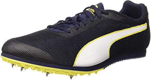 PUMA Evospeed Star 6, Zapatillas de Atletismo Hombre, Negro (Peacoat Black/Yellow), 43 EU