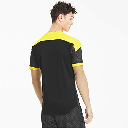 PUMA Ftblnxt Graphic Shirt Camiseta, Hombre, Black-Ultra Yellow, L