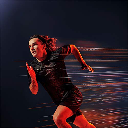 PUMA Ftblnxt Pro tee Camiseta, Hombre, Black/Shocking Orange, M PUMA Ftblnxt Pro tee Camiseta, Hombre, Black/Shocking Orange, M