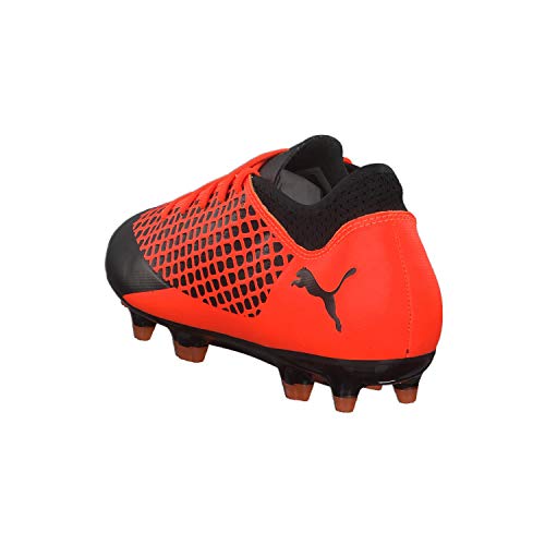 Puma Future 2.4 FG/AG Jr, Zapatillas de Fútbol Unisex Adulto, Negro Black-Shocking Orange 02, 37 EU