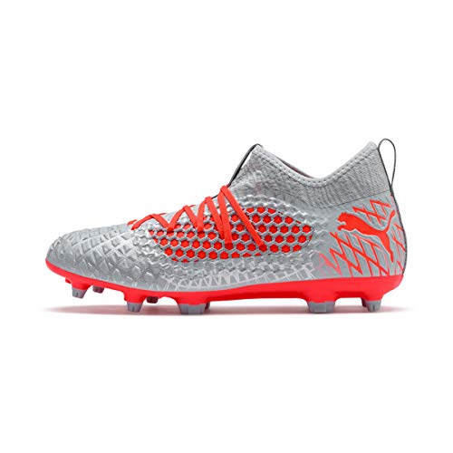 PUMA Future 4.3 Netfit FG/AG, Botas de fútbol para Hombre, Glacial Blue-Nrgy Red, 45 EU PUMA Future 4.3 Netfit FG/AG, Botas de fútbol para Hombre, Glacial Blue-Nrgy Red, 45 EU