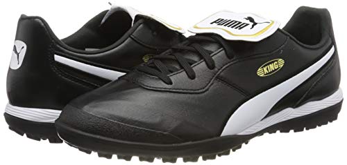 PUMA King Top TT, Zapatillas de fútbol Unisex Adulto, Negro Black White, 40 EU