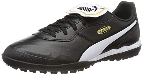 PUMA King Top TT, Zapatillas de fútbol Unisex Adulto, Negro Black White, 42 EU