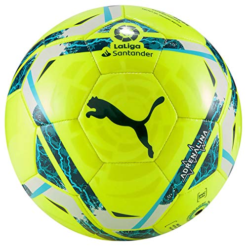 PUMA LaLiga 1 Adrenalina Mini Ball Balón de Fútbol, Unisex-Adult, Lemon Tonic-Multi Colour