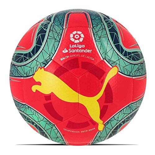 PUMA Laliga 1 Hybrid Balón de Fútbol, Unisex Adulto, Rosa (Pink Alert-Yellow Alert-Green Glimmer), 5 PUMA Laliga 1 Hybrid Balón de Fútbol, Unisex Adulto, Rosa (Pink Alert-Yellow Alert-Green Glimmer), 5