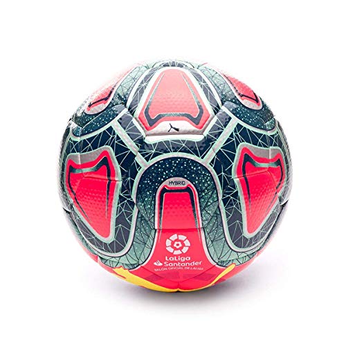 PUMA Laliga 1 Hybrid Balón de Fútbol, Unisex Adulto, Rosa (Pink Alert-Yellow Alert-Green Glimmer), 5 PUMA Laliga 1 Hybrid Balón de Fútbol, Unisex Adulto, Rosa (Pink Alert-Yellow Alert-Green Glimmer), 5