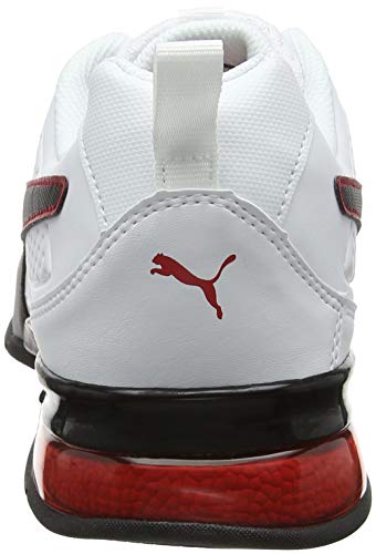 PUMA Leader VT SL, Zapatillas Unisex Adulto, Blanco (White/Black/Flame Scarlet), 43 EU PUMA Leader VT SL, Zapatillas Unisex Adulto, Blanco (White/Black/Flame Scarlet), 43 EU