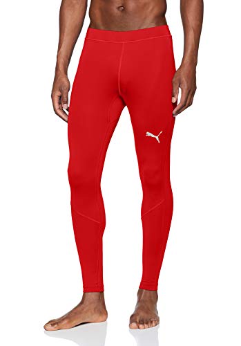 PUMA Liga Baselayer Long Tight Pants, Hombre, Red, L