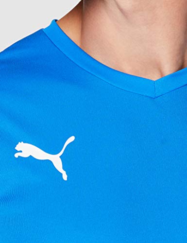 PUMA Liga Core Camiseta, Hombre, Azul (Electric Blue Lemonade-White), M PUMA Liga Core Camiseta, Hombre, Azul (Electric Blue Lemonade-White), M