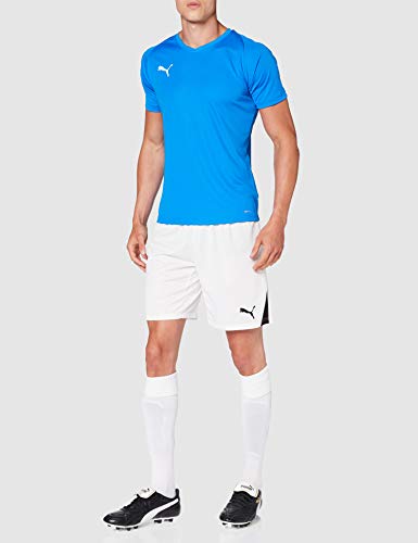 PUMA Liga Core Camiseta, Hombre, Azul (Electric Blue Lemonade-White), M PUMA Liga Core Camiseta, Hombre, Azul (Electric Blue Lemonade-White), M