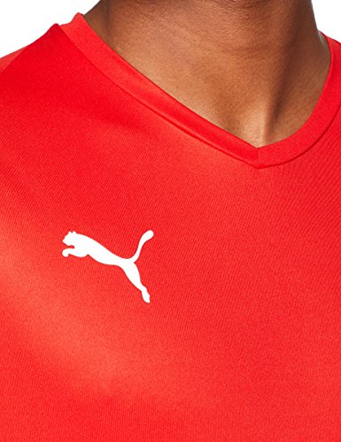 Puma Liga Core Camiseta, Hombre, Rojo Red White, M Puma Liga Core Camiseta, Hombre, Rojo Red White, M