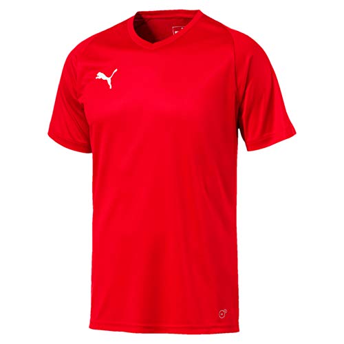 Puma Liga Core Camiseta, Hombre, Rojo Red White, M