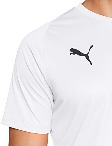 PUMA Liga Jersey Core T-Shirt, Hombre, White Black, L PUMA Liga Jersey Core T-Shirt, Hombre, White Black, L