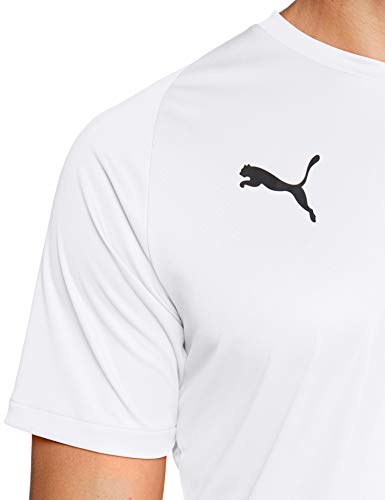 PUMA Liga Jersey Core T-Shirt, Hombre, White Black, L