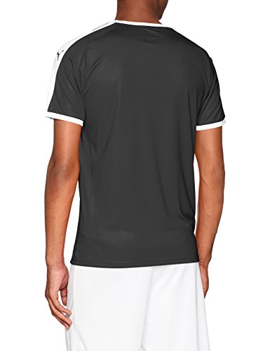 PUMA Liga Jersey T-Shirt, Hombre, Black White, M